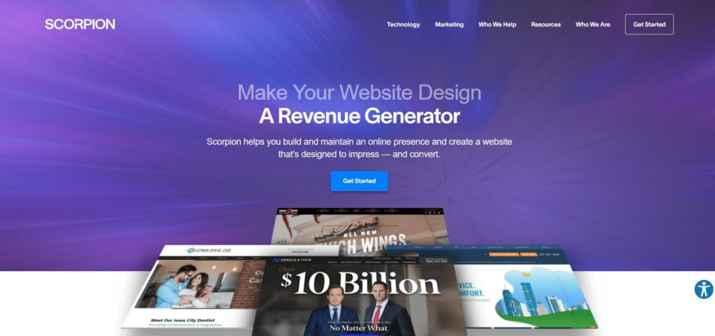 #3 scorpion design: best law firm website design company 