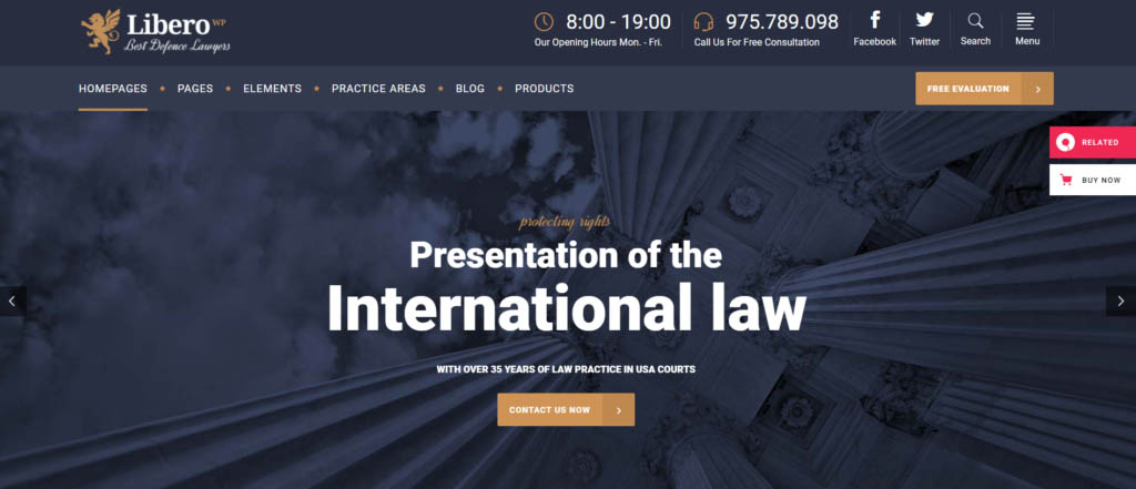 affordable lawyer website design libero