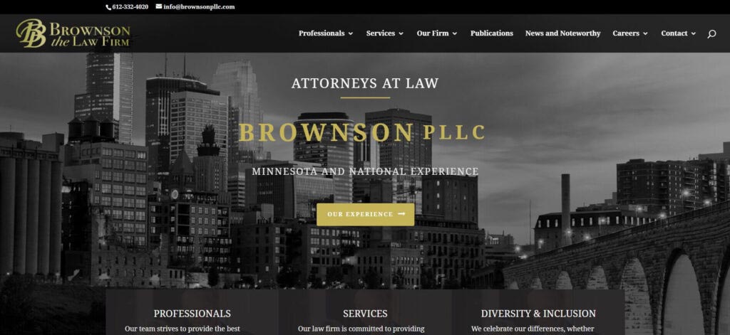 Brownson PLLC Best law firm website design