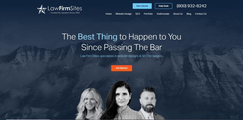 #5 Law Firm Sites: best law firm website design company