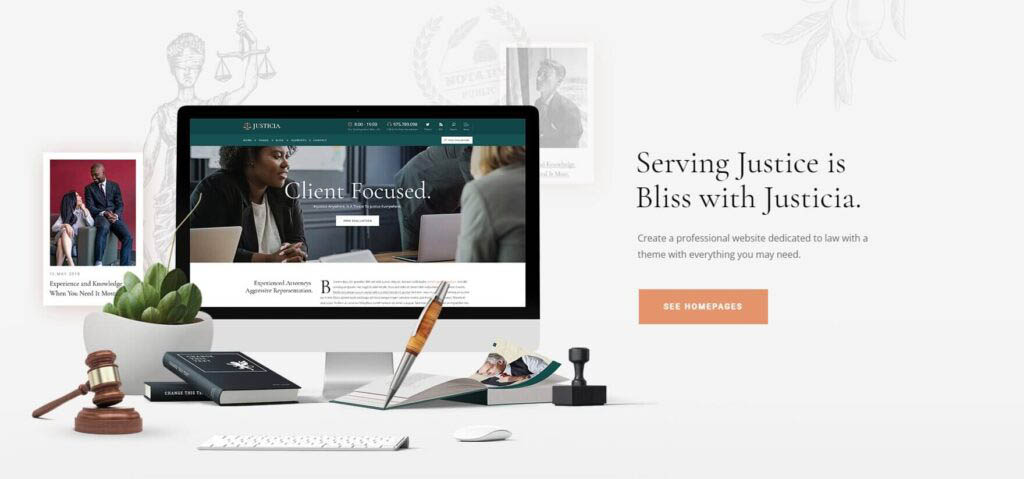 justia law firm website design