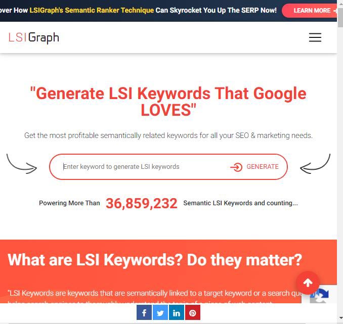 find lsi keywords