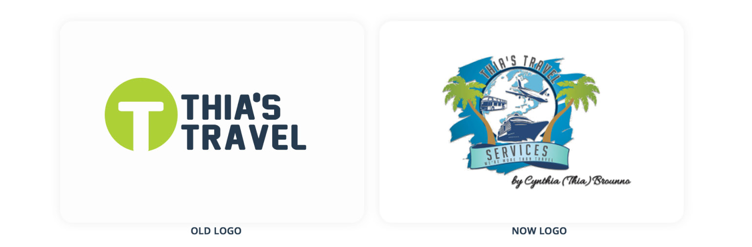 Travel website Logo redesigning to get more attention
