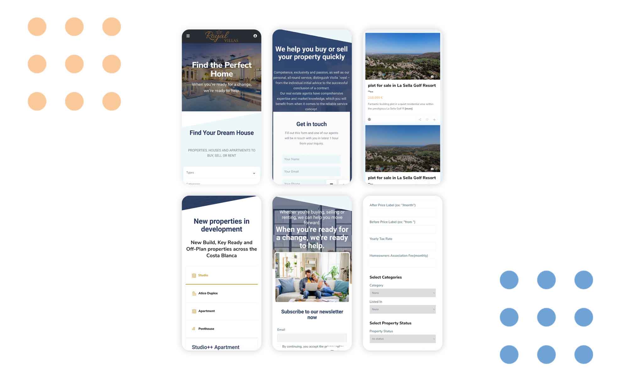 WordPress Real Estate Website Building Mobile Optimization