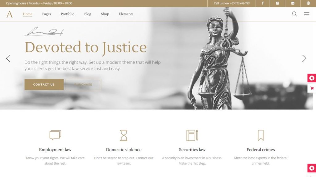 Anwalt - Law Firm and Lawyer Theme