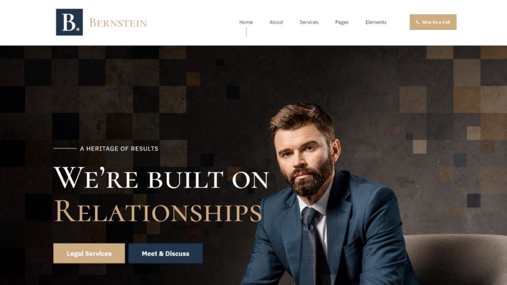 Bernstein - Lawyer & Attorney WordPress Theme