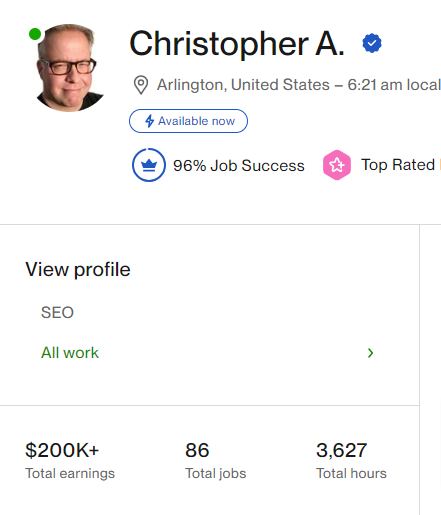 Christopher A.- Full-Stack Attorney SEO Expert