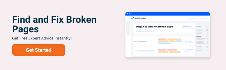 Fix Broken Pages