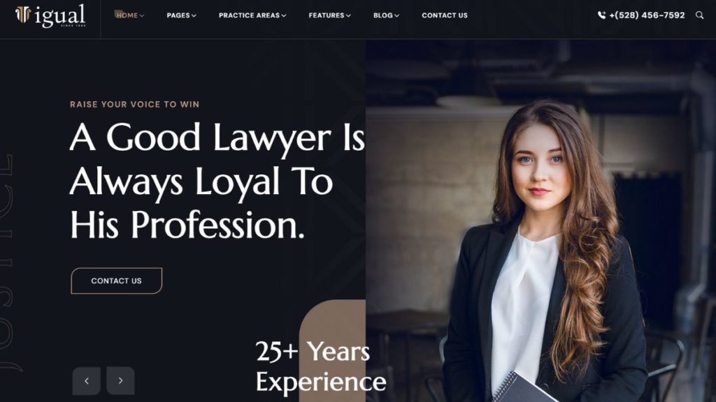 Igual - Lawyer, Law Firm WordPress Theme