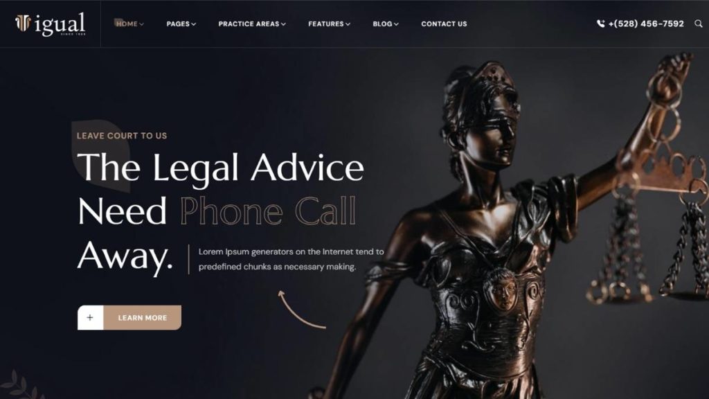 Igual – Law Firm WordPress Website Theme