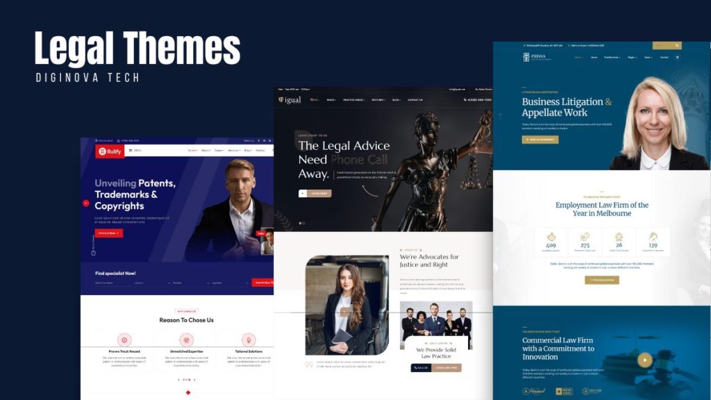 WordPress Website Themes For Law Firm, Legal & Lawyer