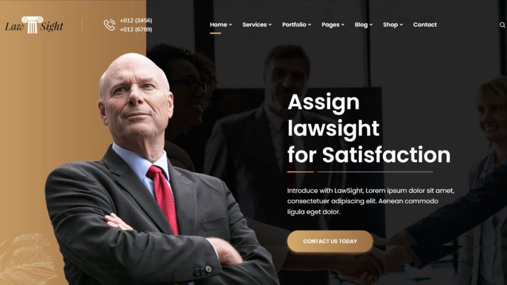 Lawsight WordPress Theme