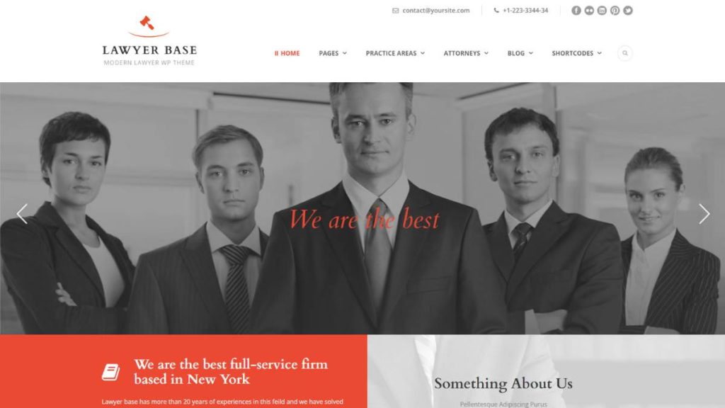 Lawyer Base - Law Firm & Attorney Theme