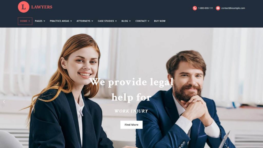 Lawyers - Law Firm Attorney Theme