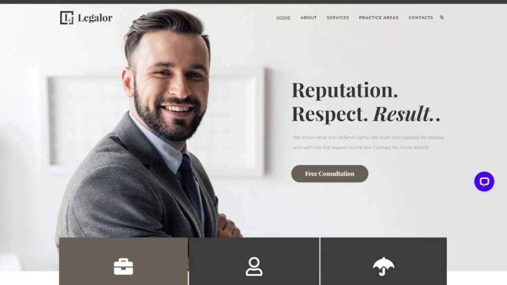 Legalor - Lawyer WordPress Elementor Theme