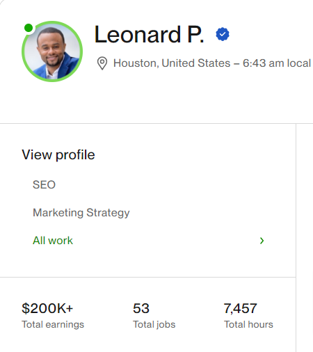 Leonard P. - SEO & Local SEO Expert | Digital Marketing Strategist