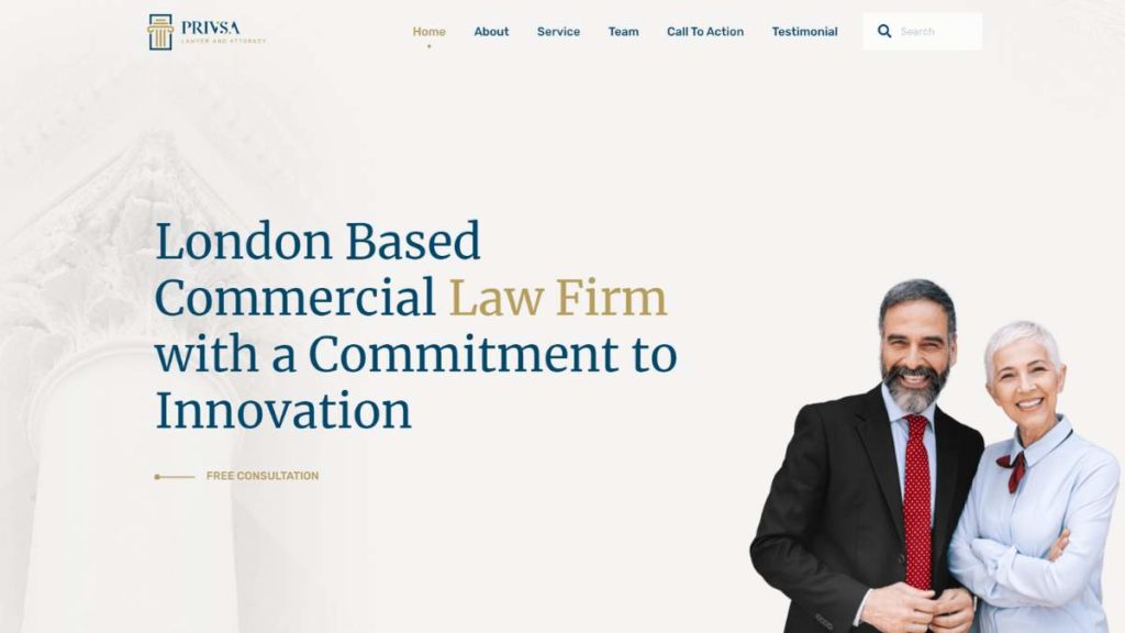 Privsa – Commercial Law Firm Theme