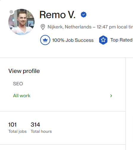 Remo V. - Top Legal SEO Specialist & Translator