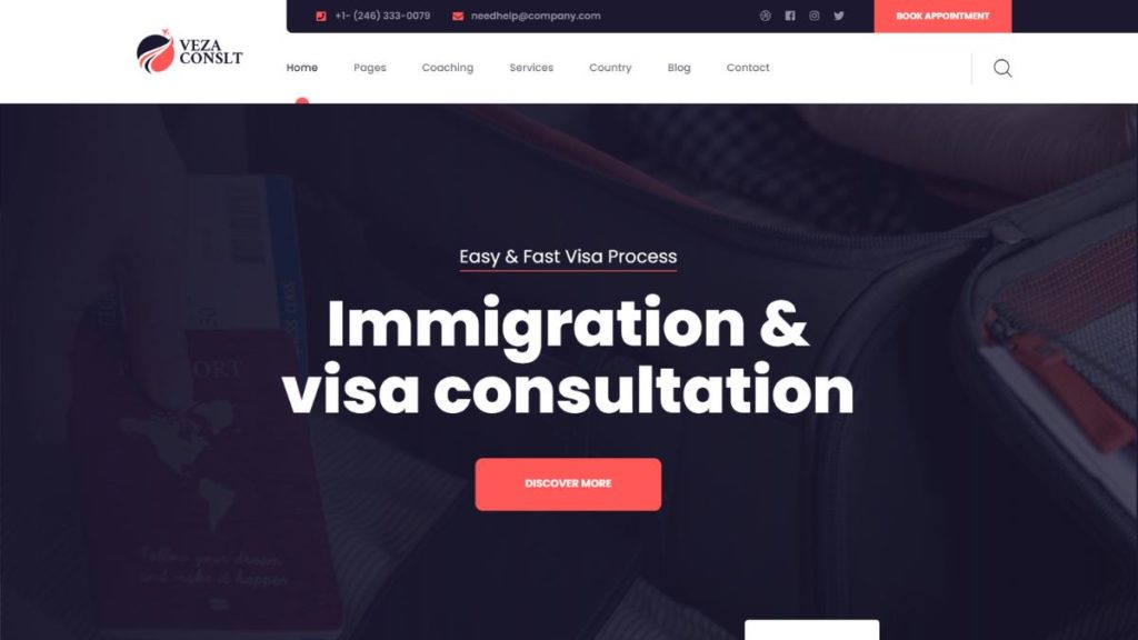 Vezaconslt - Immigration and Visa Consulting WordPress Theme by template_path