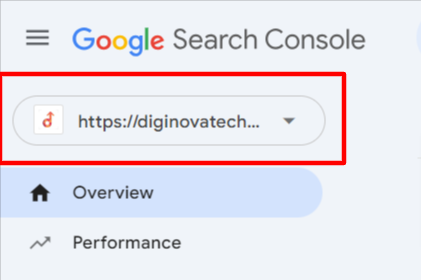 search console domain property