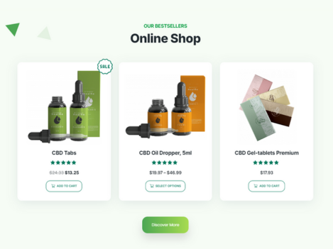 CBD eCommerce Website Design_