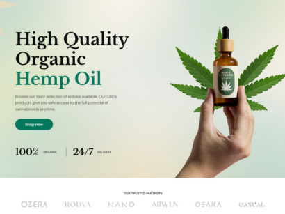 Hemp & CBD Website Design