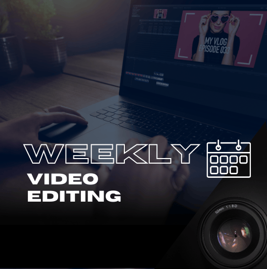 Weekly Social Media Video Editing Services